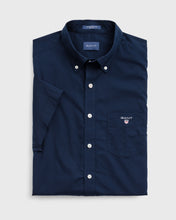 Load image into Gallery viewer, Gant Broadcloth Short Sleeved Shirt Marine