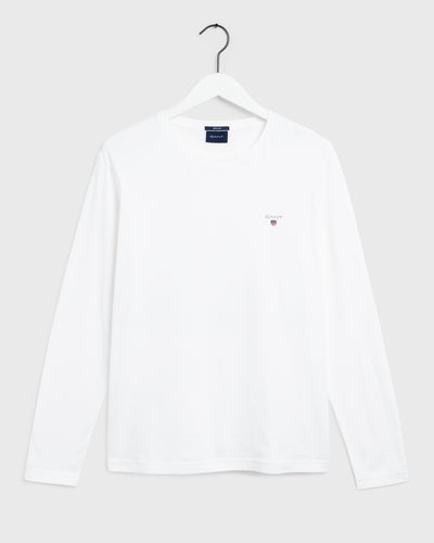 Gant Original Long Sleeve T-Shirt White