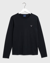 Load image into Gallery viewer, Gant Original Long Sleeve T-Shirt Black