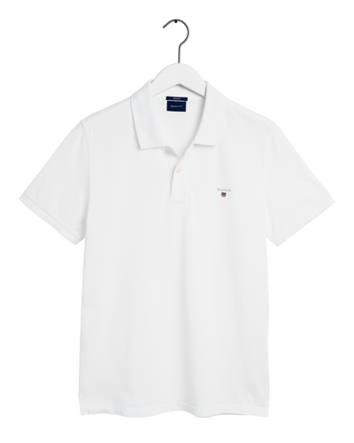 Gant Original Pique Short Sleeve Rugger White