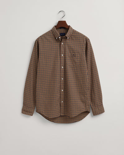 Gant Gingham Twill Shirt Tan