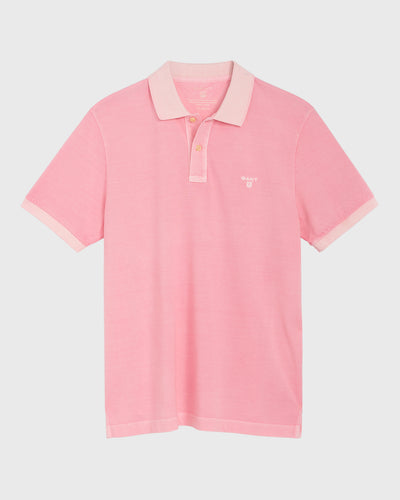 Gant Sunbleached Polo T-Shirt Pink