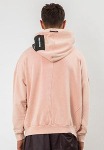 Religion Acid Patch Hoody Washed Pink