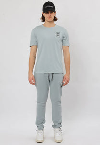 Religion Acid Tag T-Shirt Washed High Rise Grey