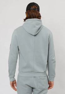 Religion Acid tag Zip Hoody Washed High Rise Grey