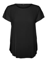 Load image into Gallery viewer, Vero Moda Becca T Shirt Black