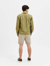 Load image into Gallery viewer, Selected Homme Blas Linen Overshirt Olive