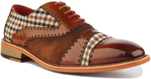 Load image into Gallery viewer, Justin Reess Danny Oxford Shoes Tan
