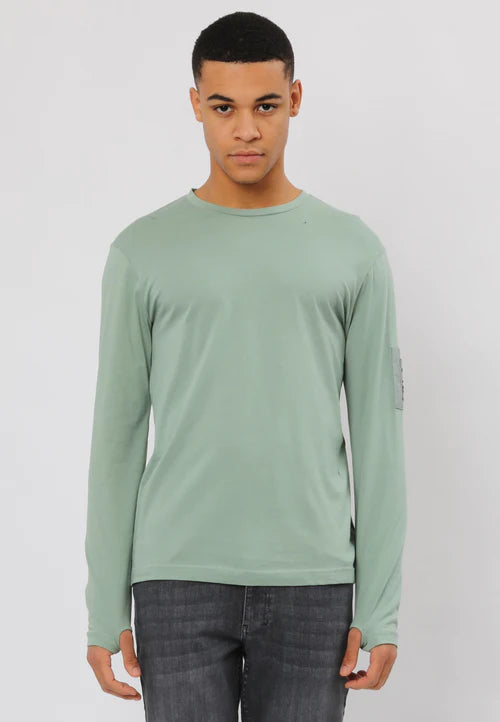 Religion Explorer Long Sleeve T-Shirt Moss Green