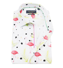 Load image into Gallery viewer, Guide London Flamingo Short Sleeved Shirt