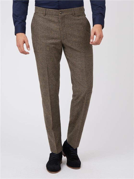 Gibson London Fawn Donegal Trouser