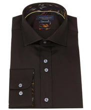 Load image into Gallery viewer, Guide London Leaf Trim Shirt Black