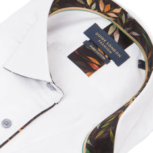 Load image into Gallery viewer, Guide London Leaf Trim Shirt White