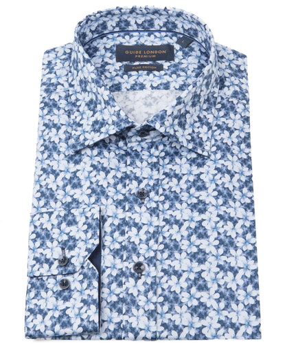 Guide London Forest of Flowers Shirt Blue