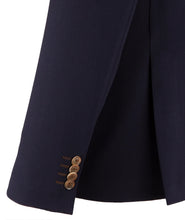 Load image into Gallery viewer, Guide London Textured Jersey Blazer Navy