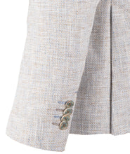 Load image into Gallery viewer, Guide London Woven Textured Linen Blazer Stone