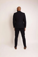 Load image into Gallery viewer, Guide London Textured Blazer Navy