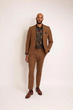 Load image into Gallery viewer, Guide London Textured Blazer Tan