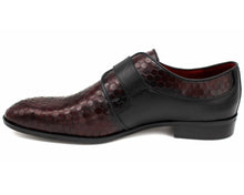 Load image into Gallery viewer, Lacuzzo Single Monk Strap Shoes Burgundy