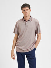 Load image into Gallery viewer, Selected Homme Leroy Polo T-Shirt Rose Brown