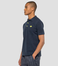 Load image into Gallery viewer, Replay Garment Dyed Pique Polo Navy