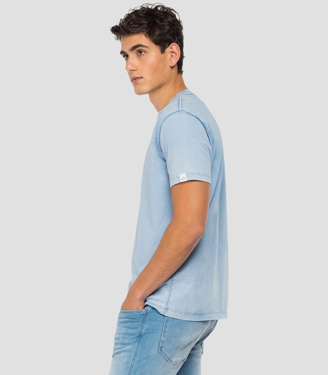 Replay T-Shirt With Back Print In White for Men