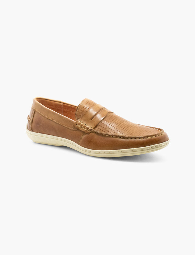 Front Madison Loafer Tan