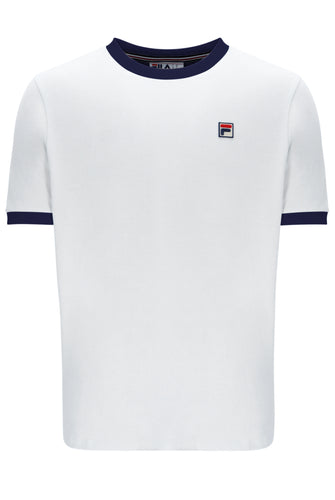 Fila Marconi Essential Ringer T-Shirt White