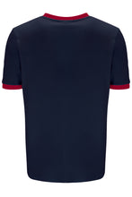 Load image into Gallery viewer, Fila Marconi Essential Ringer T-Shirt Navy