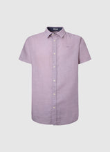 Load image into Gallery viewer, Pepe Jeans Parker Short Sleeve Linen Shirt Washed Pink
