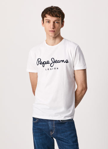 Pepe Jeans Brand T-Shirt White