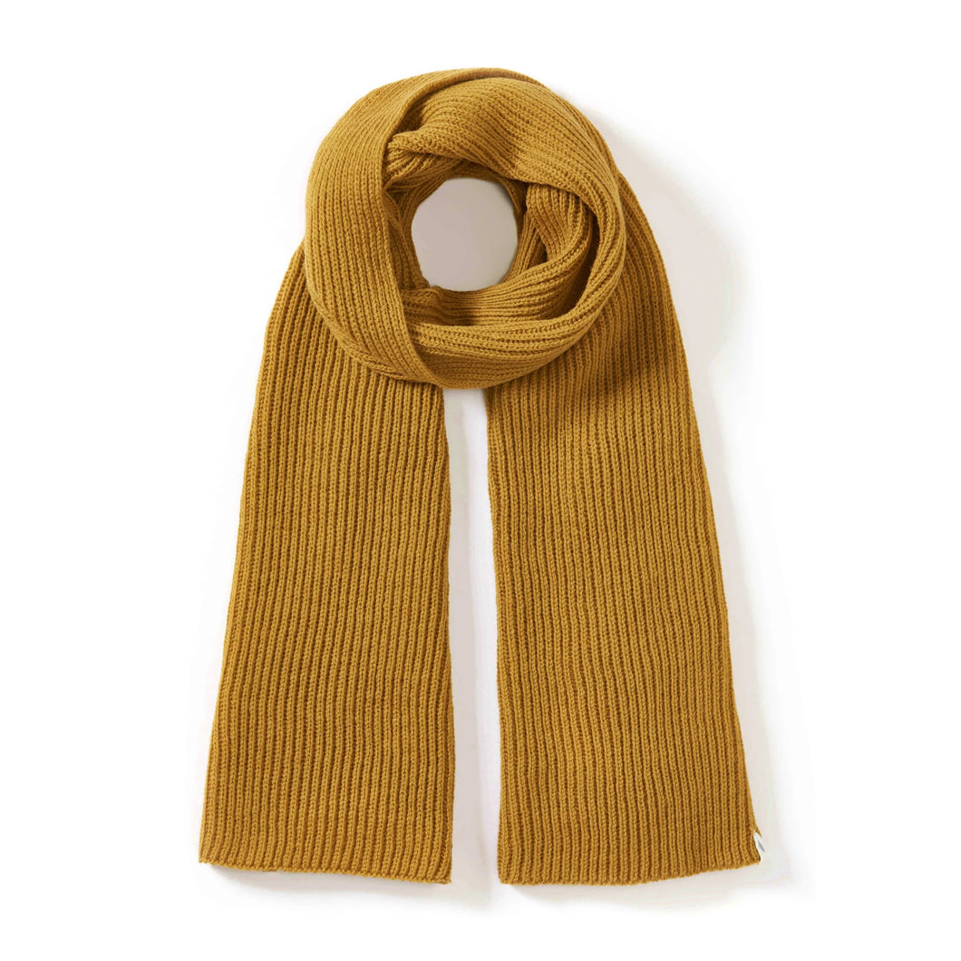 Peregrine Porter Ribbed Scarf Wheat