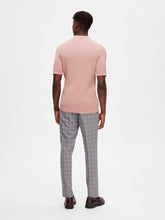 Load image into Gallery viewer, Selected Homme Madden Cable Knit Polo Rose