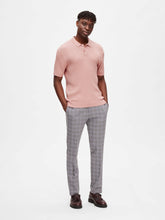 Load image into Gallery viewer, Selected Homme Madden Cable Knit Polo Rose