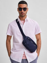 Load image into Gallery viewer, Selected Homme New Linen Short Sleeve Shirt White