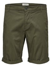 Load image into Gallery viewer, Selected Homme Paris Chino Shorts Olive