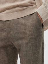 Load image into Gallery viewer, Selected Homme Oasis Linen Trouser Dark Sand
