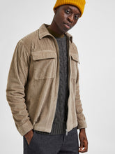 Load image into Gallery viewer, Selected Homme Jake Corduroy Overshirt Stone