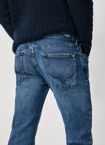 Pepe Jeans Stanley Tapered Fit Mid Blue