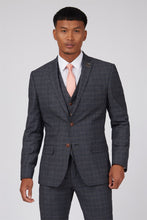 Load image into Gallery viewer, Antique Rogue Burgess Charcoal Check Jacket