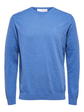 Load image into Gallery viewer, Selected Homme Berg Crew Neck Jumper Blue