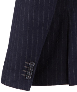 Guide London Chalk Stripe Jacket Navy
