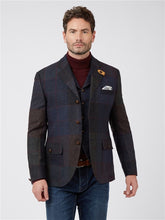 Load image into Gallery viewer, Gibson London Navy Large Check Jacket