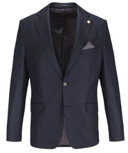 Load image into Gallery viewer, Guide London Stitch Detail Blazer Navy