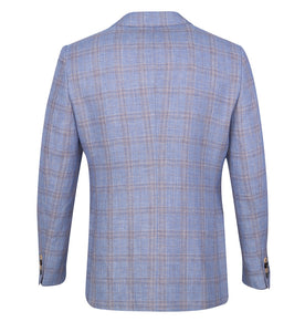 Guide London Light Blue Checked Jacket