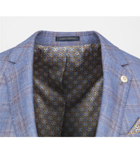 Load image into Gallery viewer, Guide London Light Blue Checked Jacket