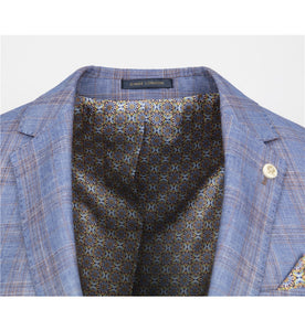Guide London Light Blue Checked Jacket