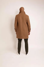 Load image into Gallery viewer, Guide London Wool Blend Overcoat Tan