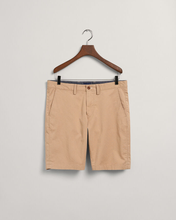 Khaki twill sales shorts