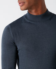 Load image into Gallery viewer, Remus Uomo Turtle Neck Knit Steel Blue